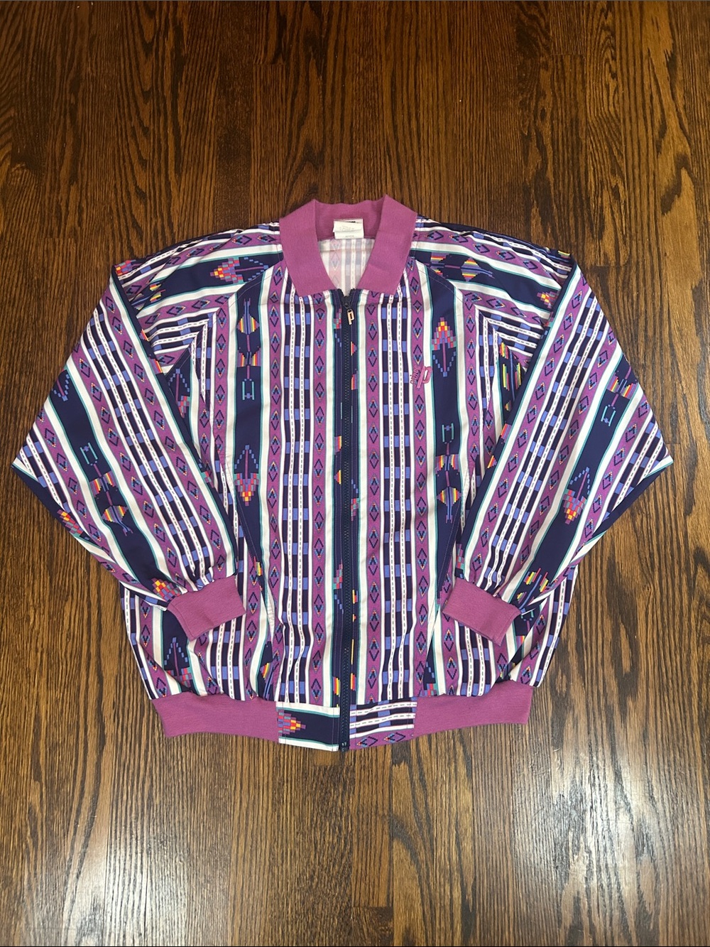 Vintage 90s Prince Western Patterned Windbreaker